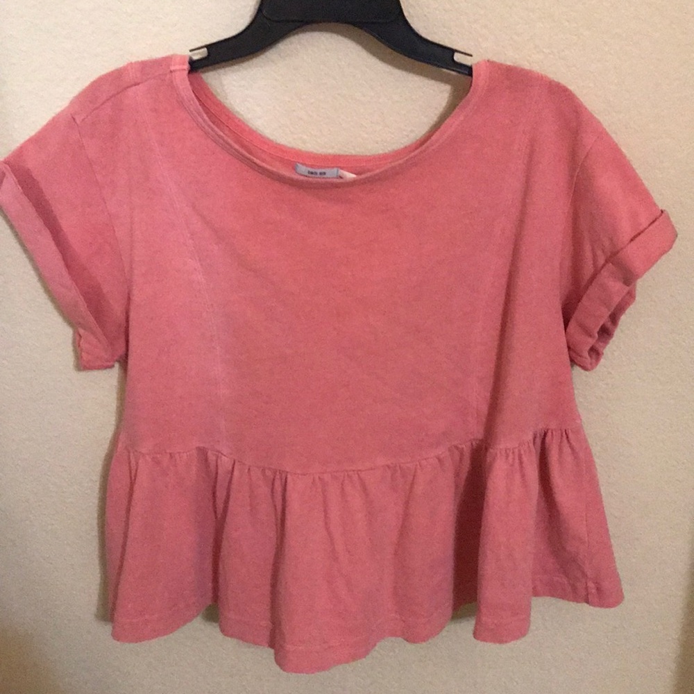 Kimchi blue Peach Peplum Top